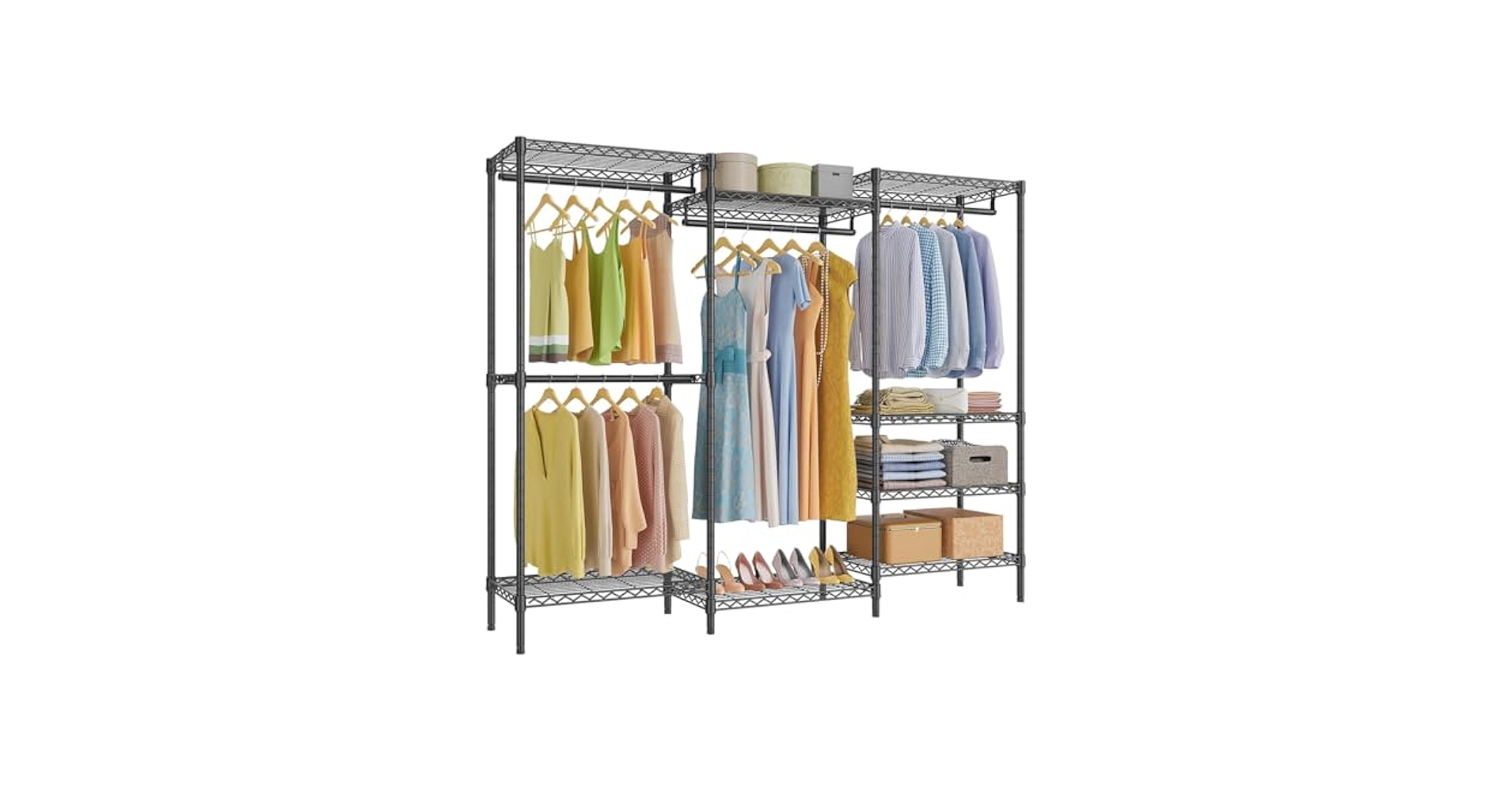 ハンガーラック 洋服ラック 大容量 HBOLUO 175*40*195cm Amazon｜HBOLUO パイプハンガーラック ハンガー 洋服ラック 大
